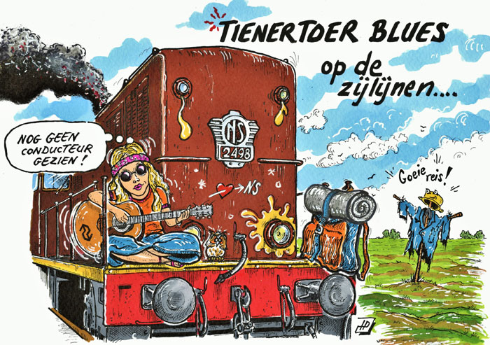 Cartoon Tienertoer. (Hans Proper) Cartoon Tienertoer. (Hans Proper)