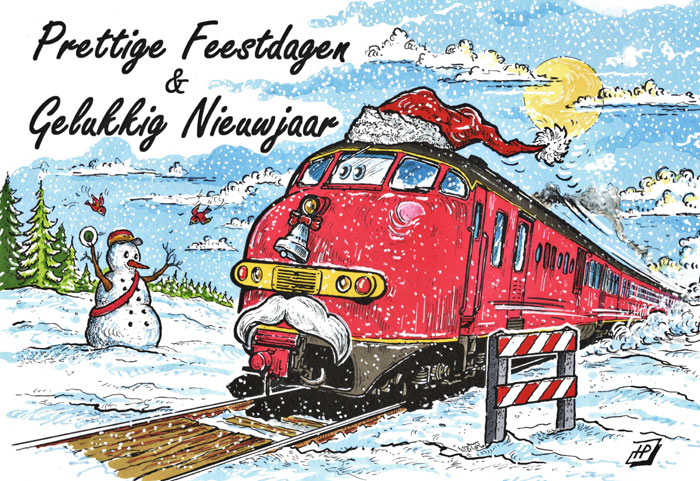 Cartoon jaarwisseling 2018-2019 (Hans Proper). Cartoon jaarwisseling 2018-2019 (Hans Proper).
